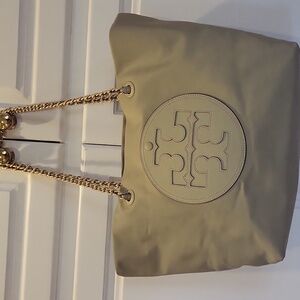 TORY BURCH Sage Green Tote